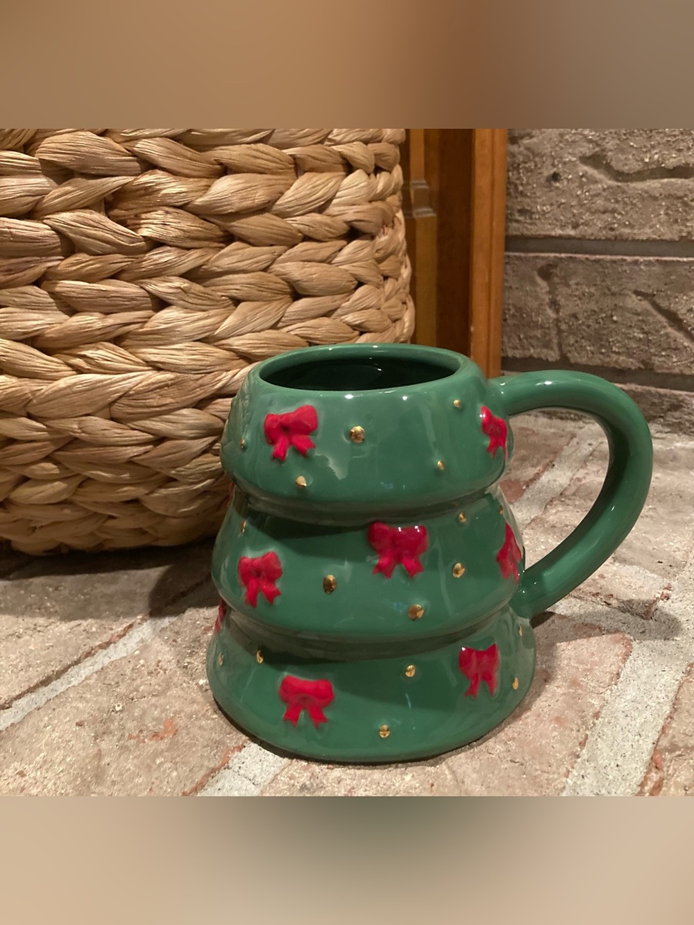 NEW - Ashland Ceramic 3D Christmas Tree Mug